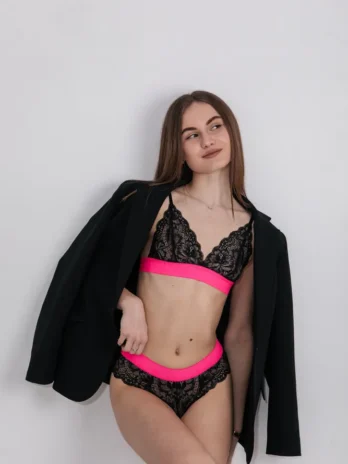 Набір жіночий ALICE чорний+рожевий